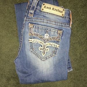 Rock Revival Blingy Bootcut Jean - 27x33